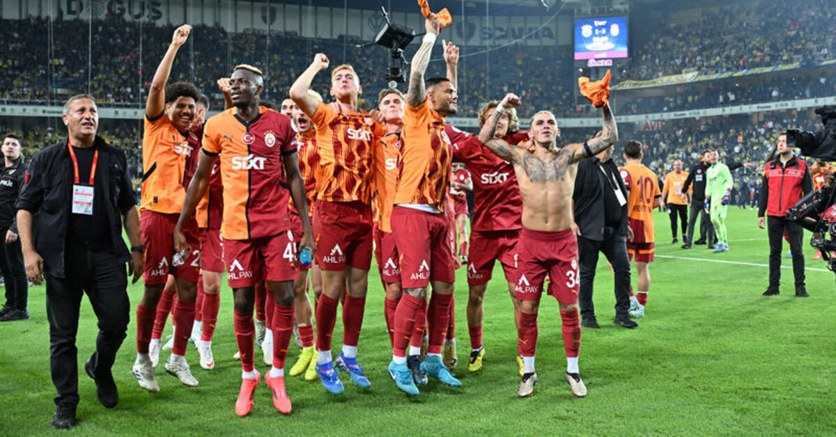 Derbi kutlamasında dikkat çeken o kare!