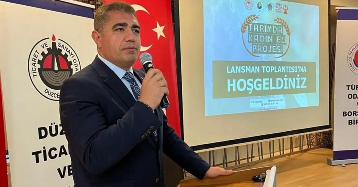 Düzce’de “Tarımda Kadın Eli” projesi tanıtıldı