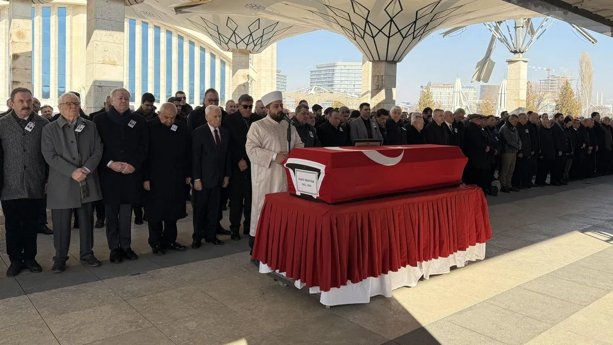 Eski bakan Nahit Menteşe için Meclis’te cenaze töreni düzenlendi