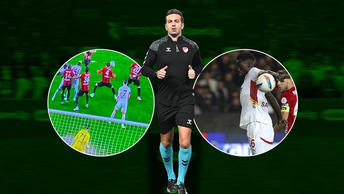 Galatasaray’ın golünde ofsayt var mı? Davinson Sanchez’in pozisyonu penaltı mı? Hakem triosu, tartışmalı pozisyonları inceledi!