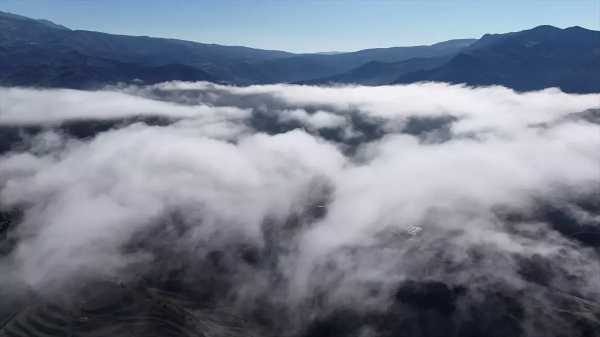Obruk Barajı’nda Büyüleyici Sis Manzarası