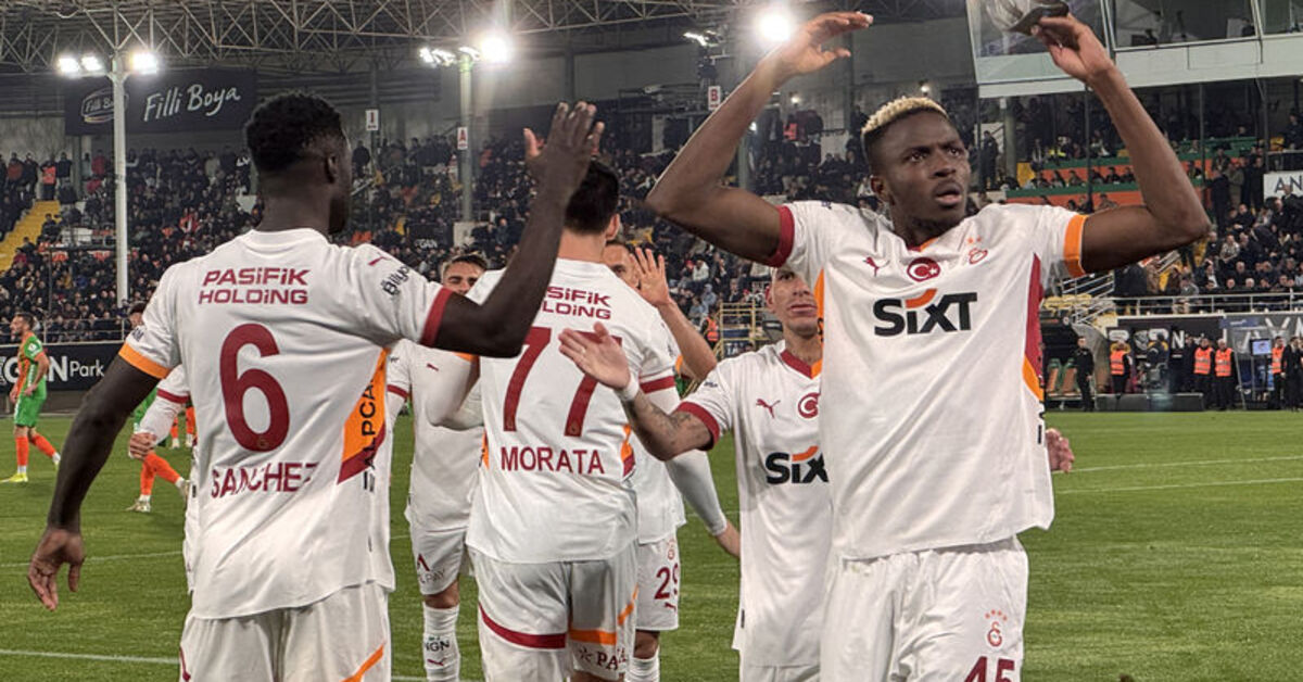 Galatasaray ikinci yarı kazandı
