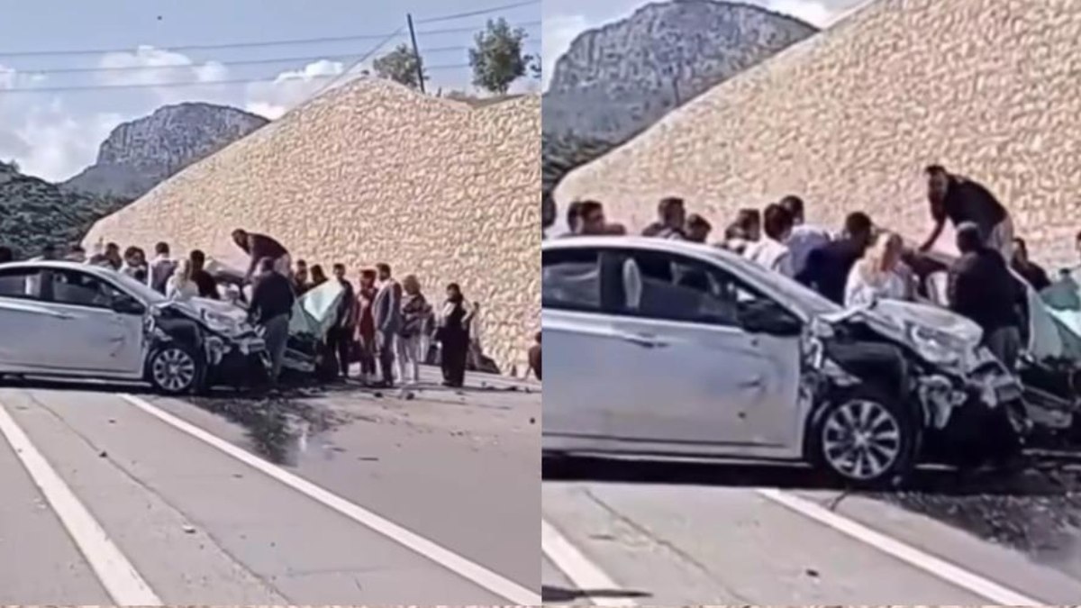 Mersin’de 3 otomobilin karıştığı kazada 10 kişi yaralandı