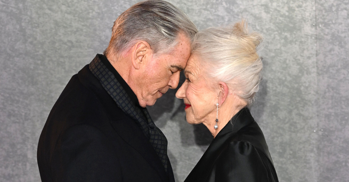 Rol arkadaşları; Helen Mirren ve Pierce Brosnan’dan samimi gala pozları