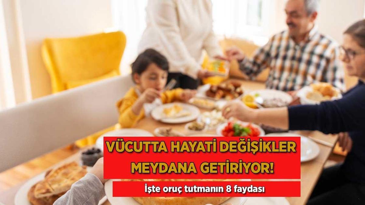 Vücutta hayati değişikler meydana getiriyor! İşte oruç tutmanın 8 faydası
