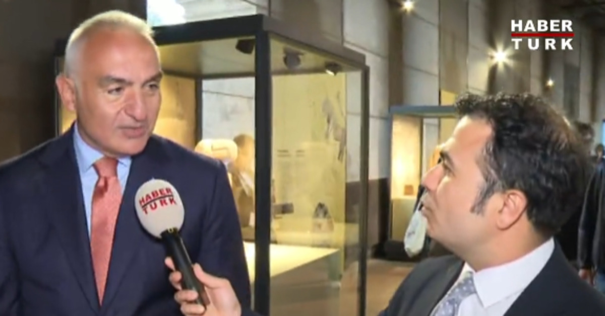 Kültür ve Turizm Bakanı Mehmet Nuri Ersoy’dan Habertürk’e açıklamalar